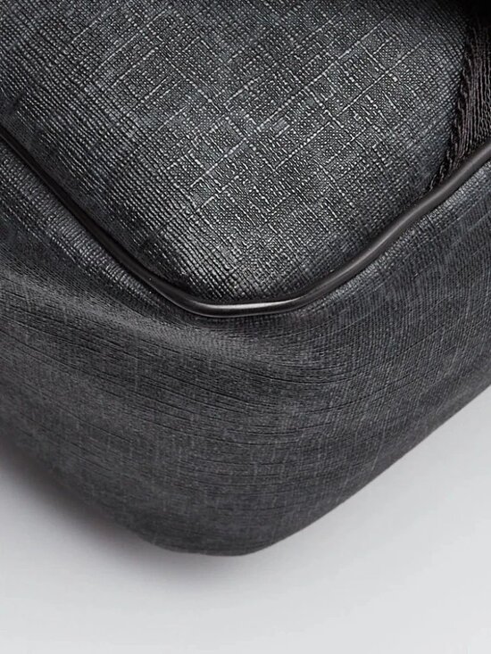 Gucci Black/Grey GG Supreme Coated Canvas Backpack Bag main image 4
